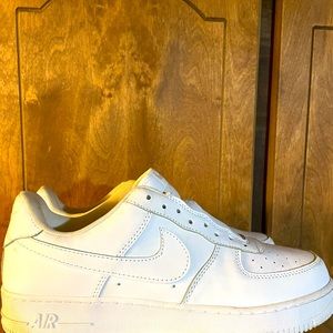Nike Air Force ones size 11 all white